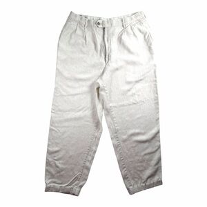 Claiborne Men's Linen White Chinos